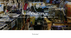 Desktop Screenshot of carlsaquarium.com