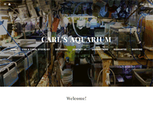 Tablet Screenshot of carlsaquarium.com